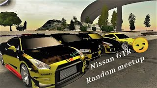 Nissan GTR R35 Meetup With Random Player | Godzilla | Car Parking Multiplayer | Game Lovers Pakistan
