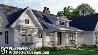 2400 Sq Ft Modern Farmhouse Plan 14694RK Virtual Tour - Architectural Designs House Plans