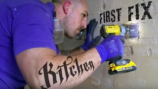 KITCHEN REWIRE - First Fix