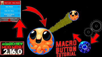 MACRO BUTTON TUTORIAL+NEW MODE MENU +CRAZY CLIPS ROOT AND NO ROOT& TAKEOVER (AGAR.IO MOBILE)