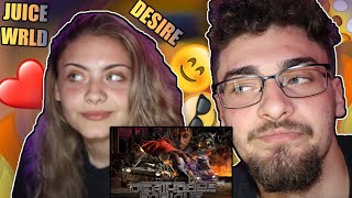 Me and my sister watch Juice WRLD - Desire (Official Audio) (Reaction)