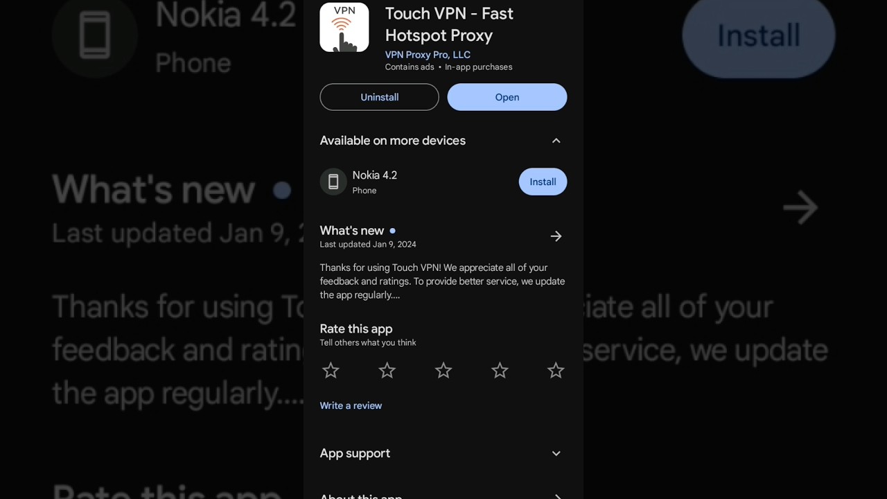 Touch VPN - Fast Hotspot Proxy