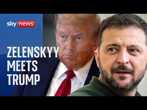 Watch live: Donald Trump meets Ukrainian President Volodymyr Zelenskyy