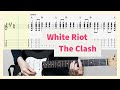The Clash - White Riot Guitar Cover With Tab