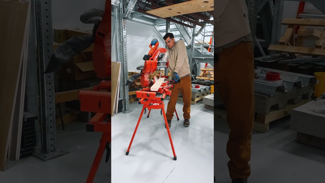 The NEW Hilti Nuron powered SM 60-22 cordless miter saw is a must-have upgrade to your tool crib!