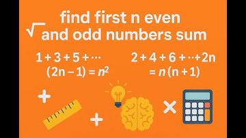 Find First n Even & Odd Numbers Sum Easily | Math Trick Gujarati | Infinity Brilliance #mentalmath