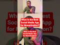 What is the Best Social Media App for Monetization? #socialmedia #monetization #socialsoftware
