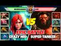 WINDRANGER (Mid) vs AXE (Off) - Epic Battle Of Divine Rank Dota 2 Players - Z Dota 2