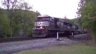 NS 962 WB 6 Engine Power Move at Elliston, VA