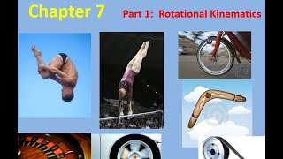 Chapter 07 Part 1:  Rotational Kinematics