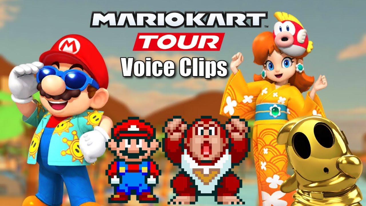 mario kart tour voice clips