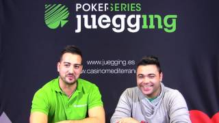 David Jimenez- Chip lider día 1B - Juegging Poker Series Diciembre 2016