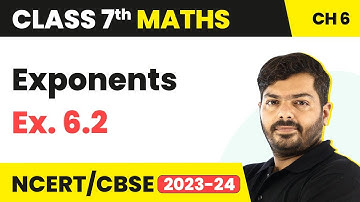 RD Sharma Class 7 Maths Chapter 6 | Exponents - Ex. 6.2 | Class 7 RD Sharma Solutions