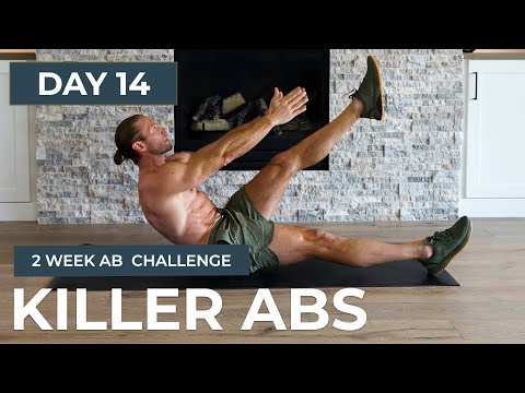 Day 14: 18 Min Killer Abs Workout Shredded: 2 Week Ab Challenge