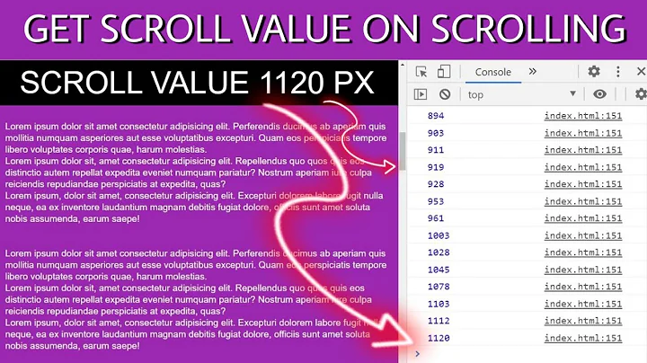 Get Scroll Position On Scroll With JavaScript