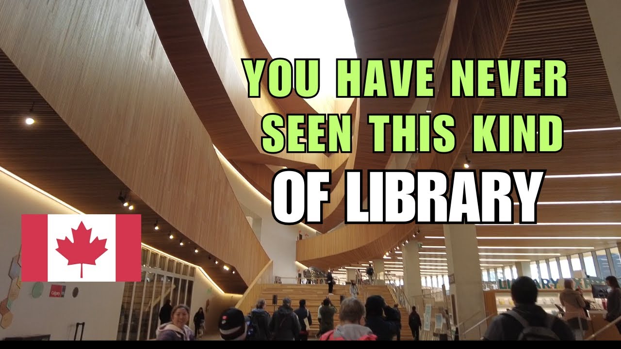 Внутри самой безумной на вид библиотеки в Канаде | Калгари
