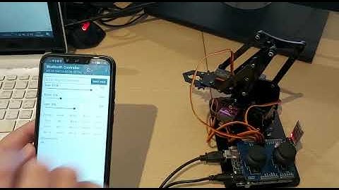 ARDUINO - Control grúa por Bluetooth
