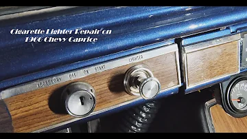 1966 Chevrolet Caprice Cigarette Lighter Repair