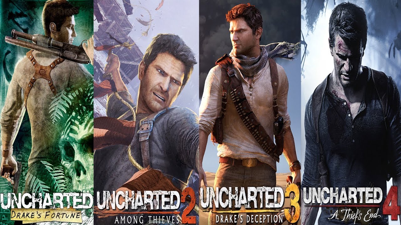 UNCHARTED 1,2,3 & 4 Nate's Theme/8D 