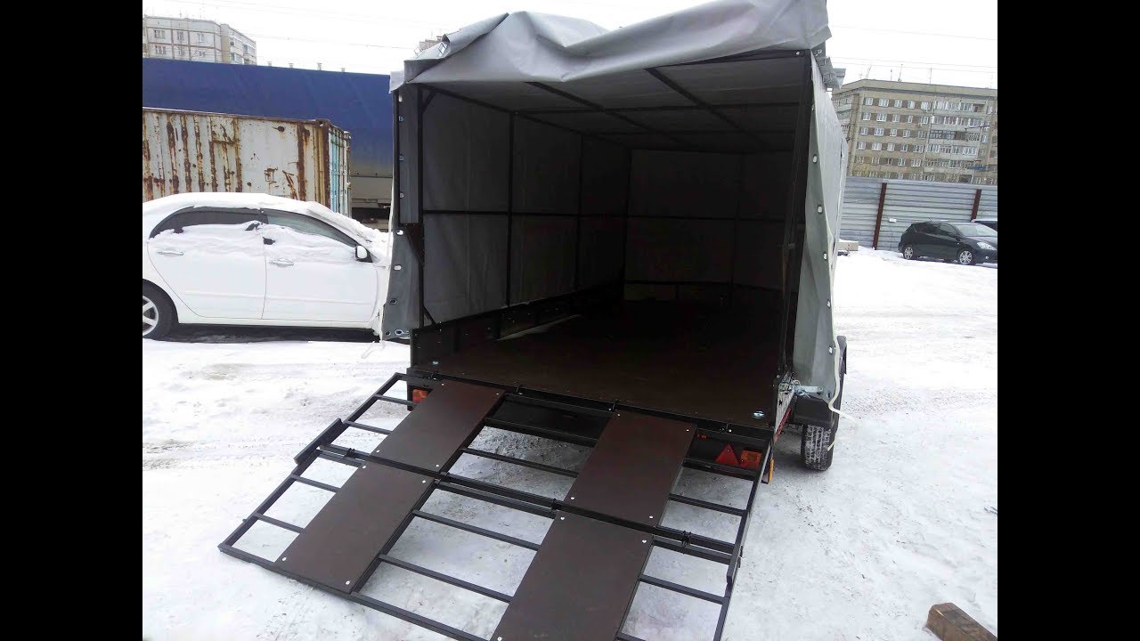 Обзор легкового прицепа Аляска Шторм длина 4 метра, ширина 2 метра ...
