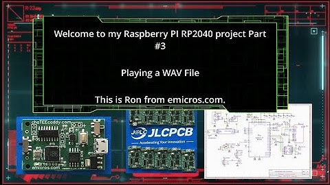 Raspberry PI RP2040 - Converting and Playing WAV files on the embedded RP2040