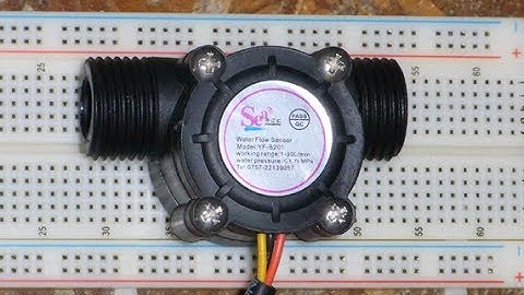 RPi 20 - YF-S201 Hall Effect Water Flow Meter / Sensor