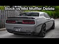 Hellcat Exhaust - Stock vs Mid Muffler Delete (Coldstart/Revs/Flyby)