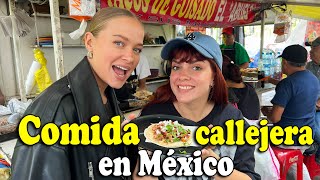Probando COMIDA CALLEJERA en México por Primera Vez  ft @Josephinewit