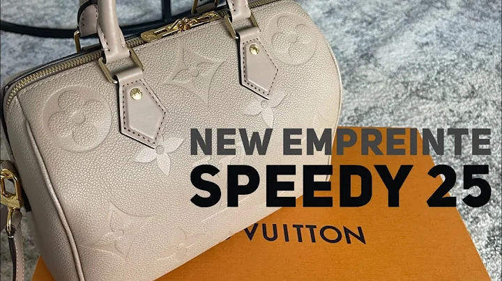 NEW LOUIS VUITTON SPEEDY BANDOULIERE 25 EMPREINTE ...