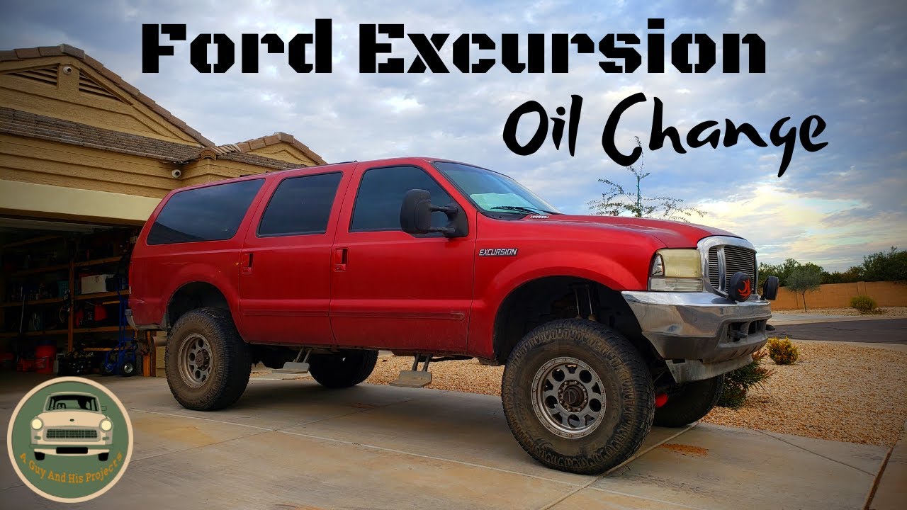 ford excursion oil capacity