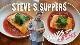 How to cook Sautéed Salmon with Rhubarb