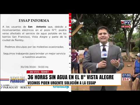 Vecinos padecen 48