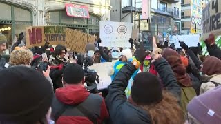 COP15 : déguisés en arbre ou en oiseau, des manifestants dans la rue à Montréal pour la biodiversité