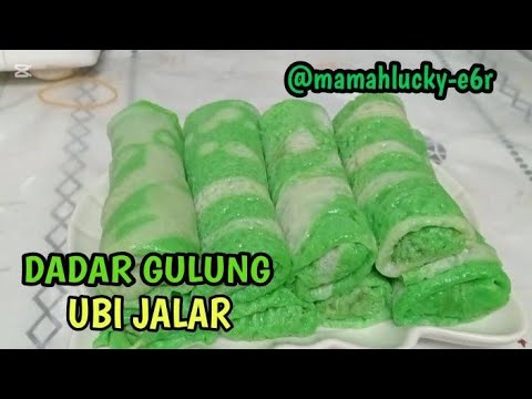 Resep Dadar Gulung Isi Ubi Ungu