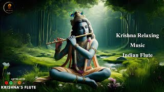 Krishna Flute Music || Relaxing Music , Indian Flute , Healing , Meditation & Stress Relif  24/95