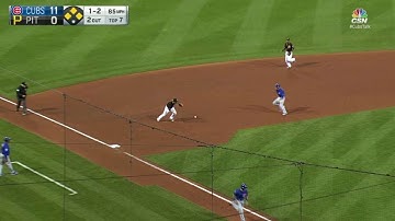 CHC@PIT: La Stella scores on a Kang