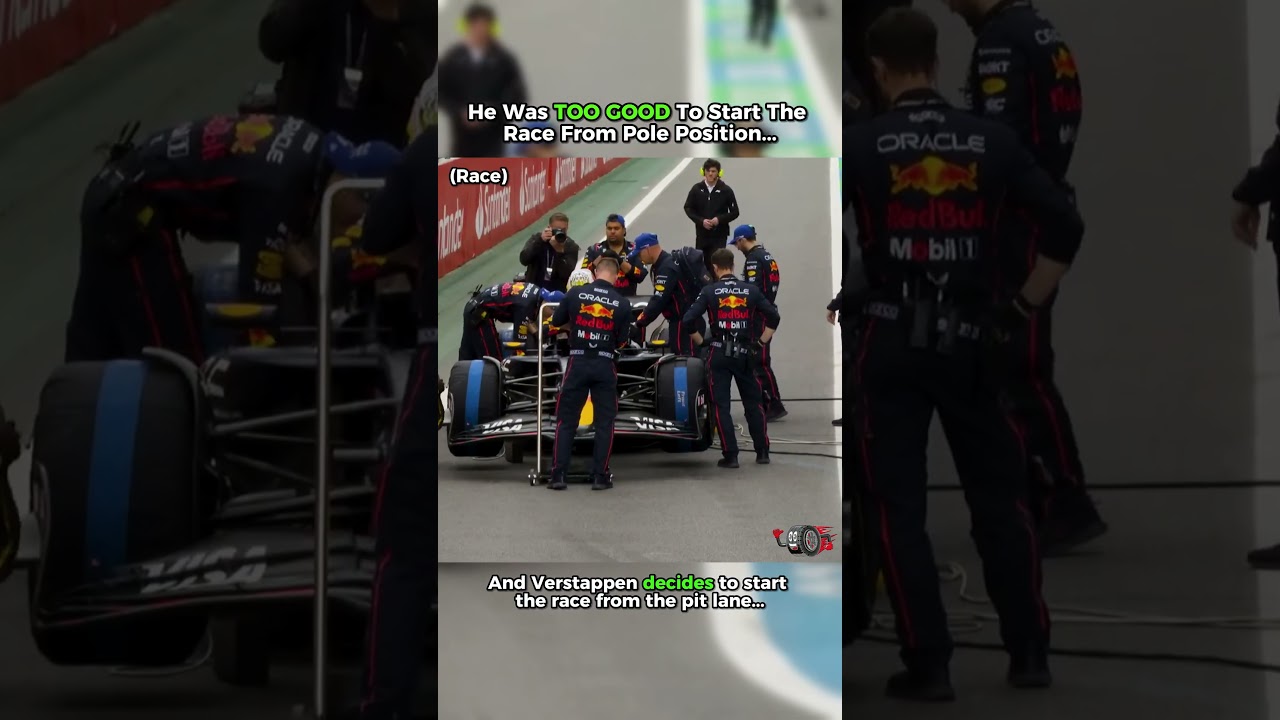 Макс Ферстаппен стартует с пит-лейна только потому, что он СЛИШКОМ БЫСТРЫЙ