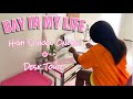 BACK TO SCHOOL: day in my life high school online + desk tour 2020!