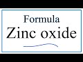 Ionic Compounds and Zinc Chemistry