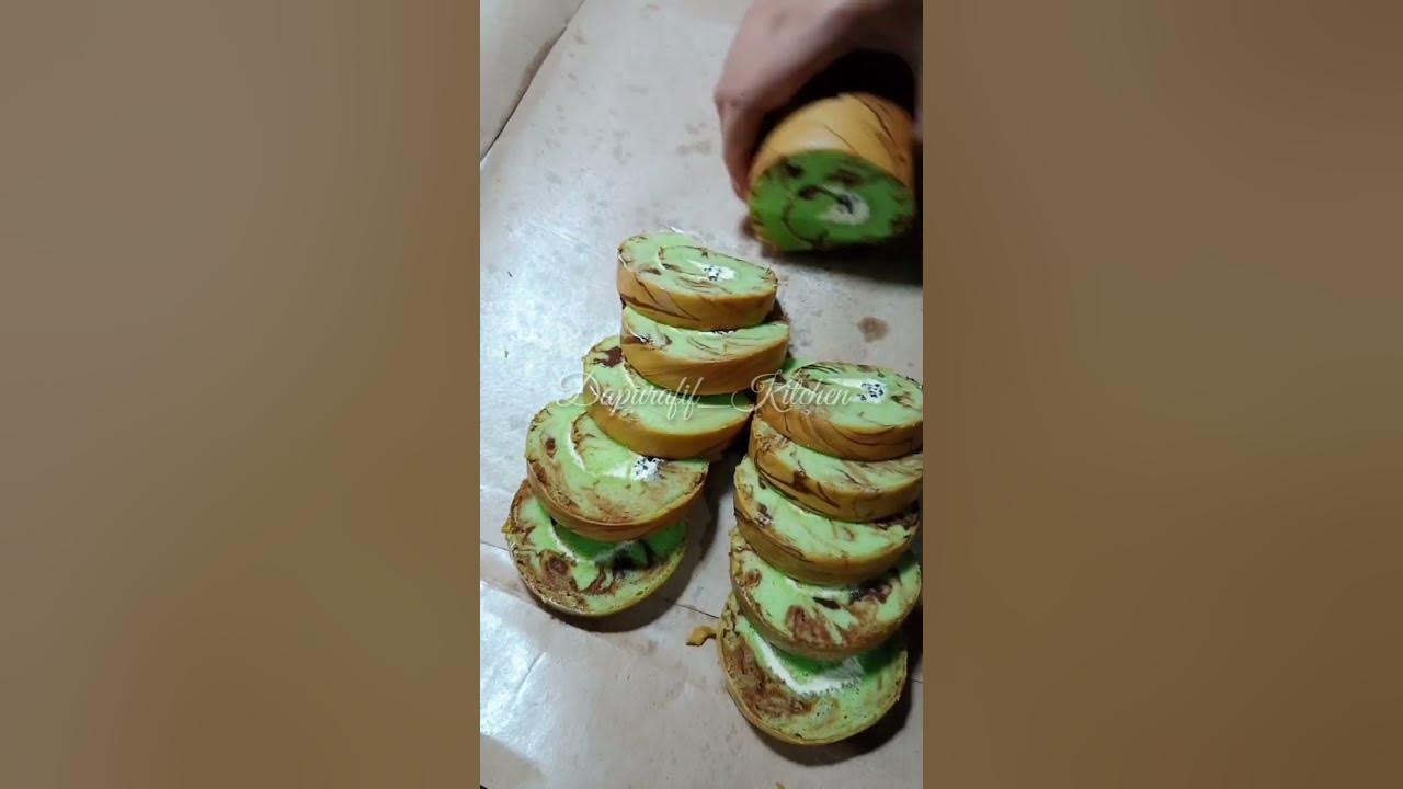 Bolu gulung pandan marmer #shorts