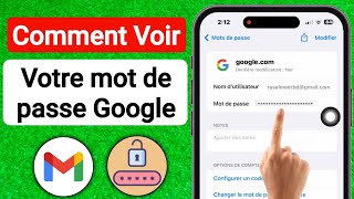 Comment retrouver le mot de passe Gmail oublié | comment trouver le mot de passe d'un compte google