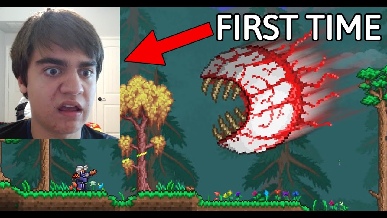 Playing Terraria for the First Time - YouTube