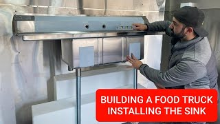 How to Build a Food Truck: Installing the 3 Compartment Sink