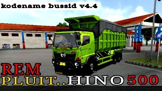 Kodename bussid v4.4 sound rem pluit hino 500