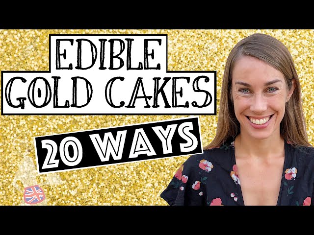 Decorating with Edible Gold Leaf ✨ will give your cakes the WOW 🤩 factor 