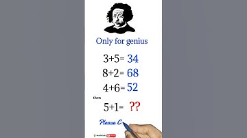 Hard Maths Puzzle Only a Genius can Solve | Maths Riddle | Brain teaser | #math #riddles
