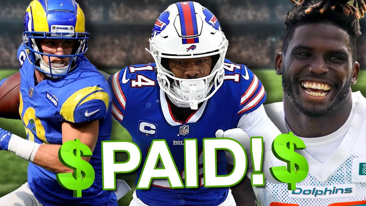 Highest paid NFL wide receivers of 2022 Money Mondays YouTube