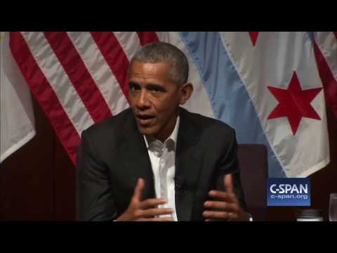 Former President Obama: "So, uh, what's been going on while I've been gone?" (C-SPAN)