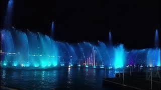 TOURISM DANCING FOUNTAIN LIGHTS WATERFRONT CITY PANGURURAN | SAMOSIR ISLAND #f1h2o