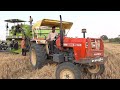 Swaraj 960 FE | Sonalika 60 Rx | Kartar 4000 Combine Harvesting and Working Together